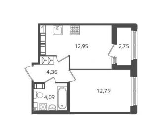 Продается 1-ком. квартира, 34.2 м2, Санкт-Петербург, метро Выборгская, Кондратьевский проспект, 58