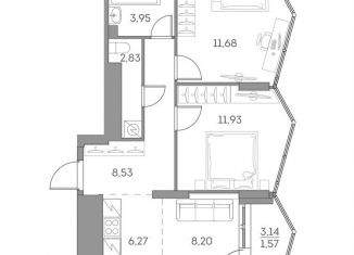 Продается 2-ком. квартира, 55 м2, Москва, Нижегородский район, Рязанский проспект, 2с27