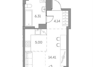 Квартира на продажу студия, 30.3 м2, Москва, ЮВАО, Рязанский проспект, 2с27