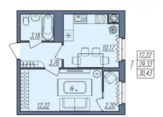 Продам 1-ком. квартиру, 30.4 м2, Волгоград, Тракторозаводский район