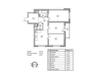 Продаю трехкомнатную квартиру, 78.2 м2, Кемерово