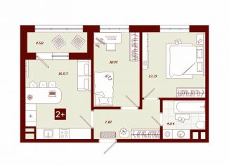 Продаю 2-ком. квартиру, 57.6 м2, Тобольск, переулок Радищева, 17