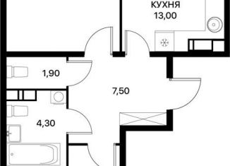 Продажа 2-комнатной квартиры, 65.7 м2, Ростовская область