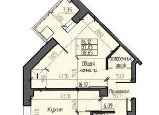 Однокомнатная квартира на продажу, 38.7 м2, Красноярский край, Северное шоссе, 50А