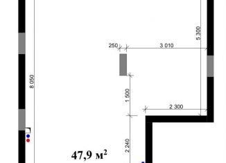 Продажа квартиры свободная планировка, 47.9 м2, Кемерово, Заводский район