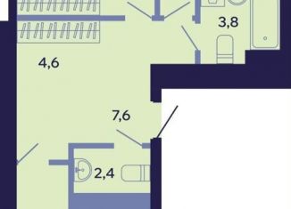 3-комнатная квартира на продажу, 61.9 м2, Саха (Якутия), Новопортовская улица, 1А/1