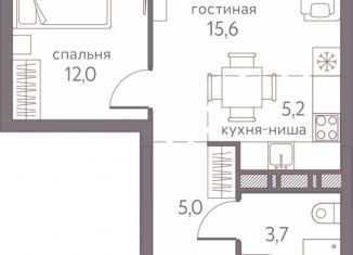 Продажа 2-комнатной квартиры, 41.5 м2, Пермский край