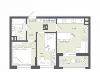 Продается 2-ком. квартира, 49.6 м2, Тюменская область, переулок Радищева, 17