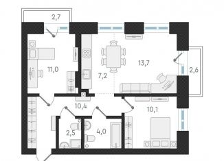 Продается 2-комнатная квартира, 58.9 м2, Новосибирск, метро Красный проспект, Плановая улица, 60А