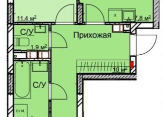 Продаю 2-ком. квартиру, 59.7 м2, Нижегородская область