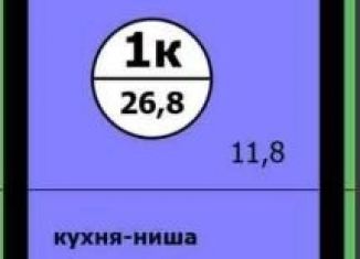 Продажа квартиры студии, 26.8 м2, Красноярск, Вишнёвая улица