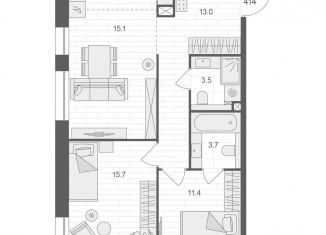 Продам 2-комнатную квартиру, 68 м2, Москва, ВАО, Электрозаводская улица, 60