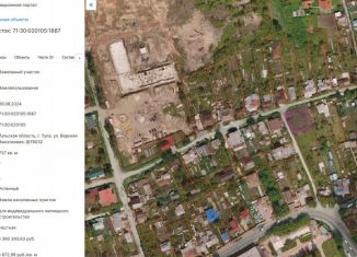 Участок на продажу, 7 сот., Тула, Верхняя Выселковая улица, 5