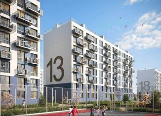 1-комнатная квартира на продажу, 42.6 м2, посёлок городского типа Гвардейское, Привокзальная улица