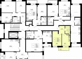 Продажа однокомнатной квартиры, 28.3 м2, деревня Скотное, Рождественская улица, 2