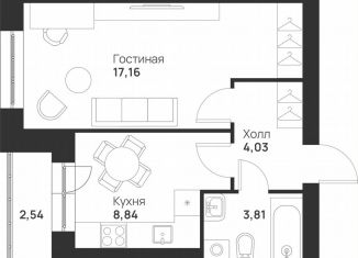 Продажа 1-ком. квартиры, 36.4 м2, Тула, улица Героя России Зиничева, 8
