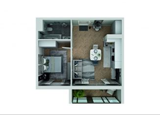 Продаю однокомнатную квартиру, 43 м2, Миасс