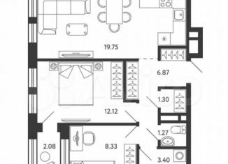 3-ком. квартира на продажу, 54.1 м2, Республика Башкортостан