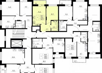 Продажа 1-комнатной квартиры, 33.6 м2, деревня Скотное, Рождественская улица, 2