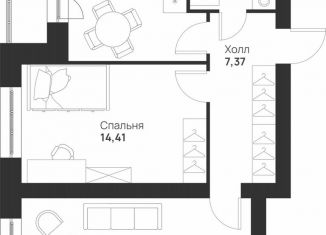 Продаю 2-комнатную квартиру, 56 м2, Тула, улица Героя России Зиничева, 8