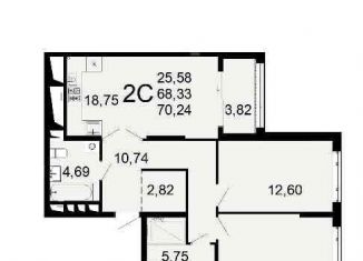 Продажа однокомнатной квартиры, 41.8 м2, Рязань, Льговская улица, 8
