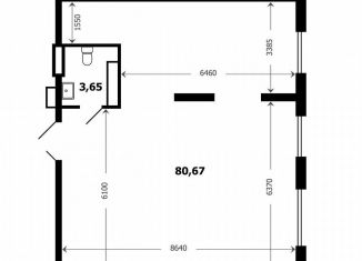 Продается помещение свободного назначения, 84.32 м2, Казань, улица Шаляпина, 26