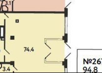 Продажа помещения свободного назначения, 94.8 м2, Санкт-Петербург, Миргородская улица, 1ВА, Центральный район