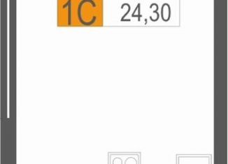 Квартира на продажу студия, 24.3 м2, Екатеринбург, Чкаловский район