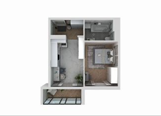 Продаю 1-комнатную квартиру, 33.6 м2, Миасс