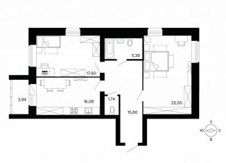 Продажа 2-ком. квартиры, 86.1 м2, Берёзовский, улица Победы, 5, ЖК Уют-Сити