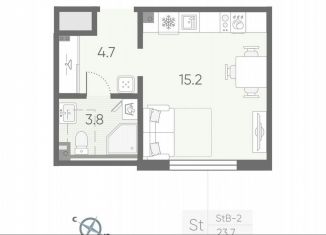 Продается квартира студия, 23.7 м2, Санкт-Петербург