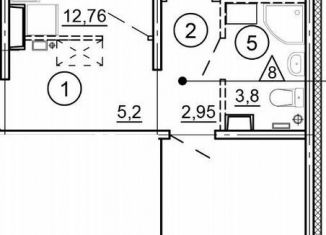 Продается двухкомнатная квартира, 56.6 м2, Тверская область, Новочеркасская улица, 48
