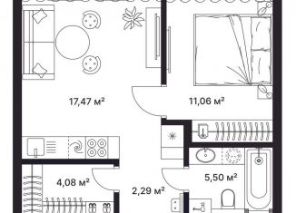 Продам 1-ком. квартиру, 40.1 м2, Киржач, улица Свердлова, 10А