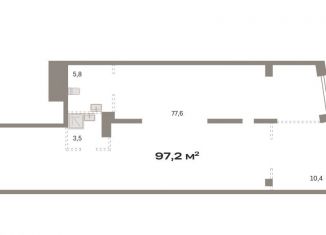 Продается помещение свободного назначения, 97.2 м2, Москва, жилой комплекс Квартал Герцена, к2, район Бирюлёво Восточное