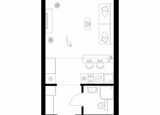 Продам квартиру студию, 25.2 м2, Москва, СВАО, ЖК Полар, 1.4