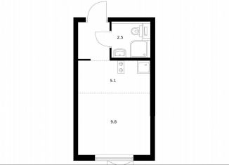 Квартира на продажу студия, 19.9 м2, Котельники