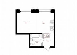 Продаю однокомнатную квартиру, 30.4 м2, Казань