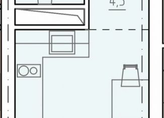 Продаю квартиру студию, 23.3 м2, Грозный, улица Нурсултана Абишевича Назарбаева, 84