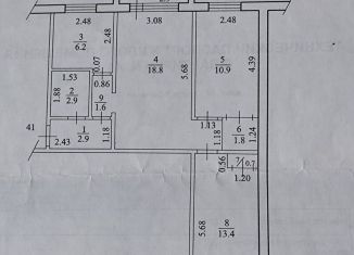 3-ком. квартира на продажу, 60 м2, Салават, Уфимская улица, 88