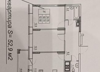Продается 2-комнатная квартира, 55.1 м2, Чебоксары, улица Академика РАН Х.М. Миначева, 13