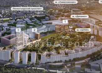 Продам помещение свободного назначения, 108 м2, Москва, Ходынский бульвар, 20А/2, метро Полежаевская