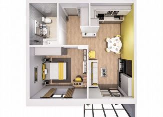 Продаю однокомнатную квартиру, 47.6 м2, Тула, Оборонная улица, 104