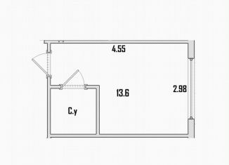 Продажа квартиры студии, 14 м2, Москва, 2-я улица Бебеля, 26