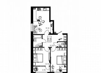 Продаю трехкомнатную квартиру, 68.3 м2, Сочи, улица Лысая Гора, 15
