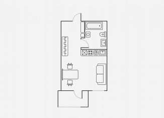 Сдается в аренду квартира студия, 27 м2, Воронеж, улица 9 Января, 68/2к3