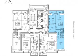 Продается двухкомнатная квартира, 68.8 м2, Воронеж, переулок Здоровья, 90Г/1к1