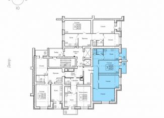 Трехкомнатная квартира на продажу, 98.7 м2, Воронеж, переулок Здоровья, 90Г/1к1