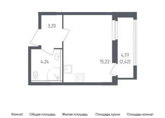 Продажа квартиры студии, 25.1 м2, Ленинградская область