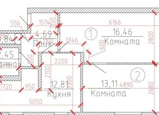 3-ком. квартира на продажу, 50.4 м2, село Ямская Слобода, Заречная улица, 6