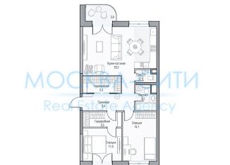 Продается 3-ком. квартира, 82 м2, Москва, улица Академика Королёва, 21, район Марфино